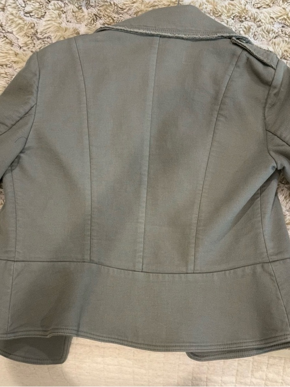 Banana Republic Gray Military-Style Jacket - Picture 2 of 3